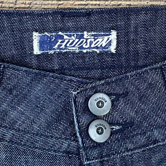 Hudson W170DCA Straight Leg Jeans Flap Pocket Dark Blue Size 29 - Picture 4 of 13